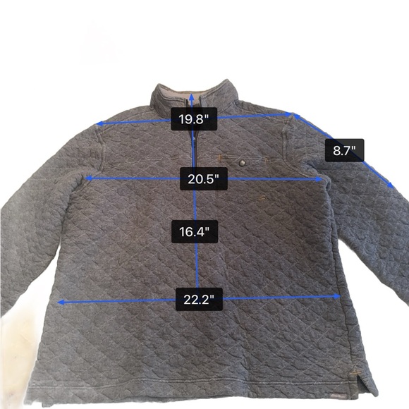 Eddie Bauer Men's Gray Quilted Jacket - Picture 2 of 3